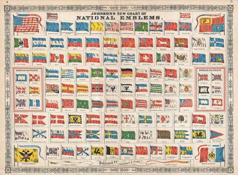 Flag Frenzy free online multiplayer game — vintage chart of national flags