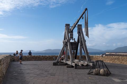 Tower Siege free online multiplayer game — medieval siege engine on a fortress wall